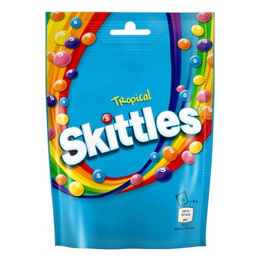 Skittles Tropical Fruit Bag 136GR