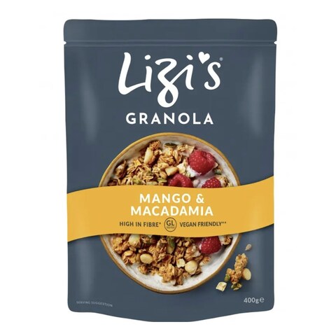 Lizi&#39;S Mango And Macademia Granola 400GR