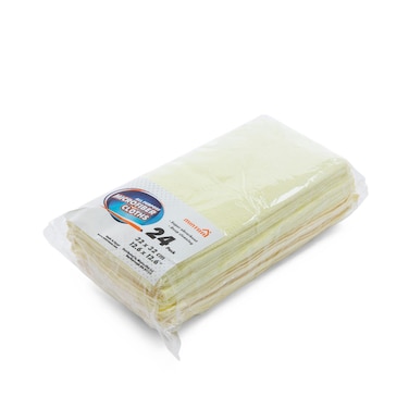 Microfiber Towel 32X32CM Yellow 24