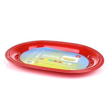 Oval Plastic Serving Tray
