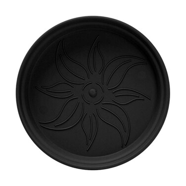 Flower Pot Bottom 220MM Black