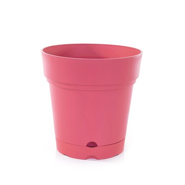 Plastic Round Pot With Plate 22CM