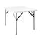 Squar Metal Folding Table 88CM White