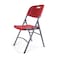 Folding Metal Chair Red