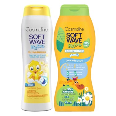 Soft Wave Kids Shampoo Camo 400ML+ Conditioner 400ML 15% Off