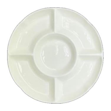 Porcelain Divided Plate
