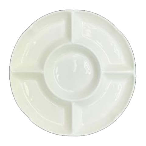 Porcelain Divided Plate