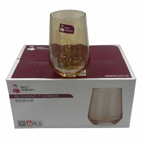 Glass Cup 6 Pieces