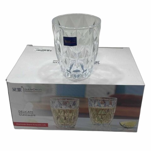 Glass Cup 6 Pieces