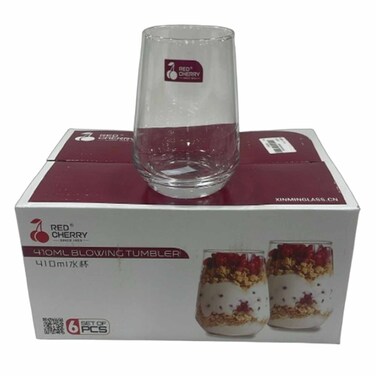 Glass Cup 6 Pieces 410ML