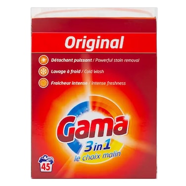 Gama Powder Detergent 2.925KG