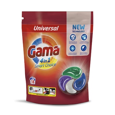 Gama Detergent Pods 18Pods