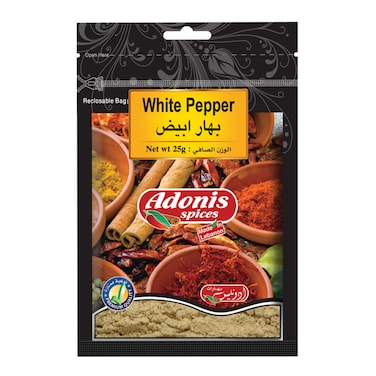 Adonis White Pepper Bag 25GR