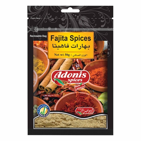 Adonis Fajita Spices Bag 50GR