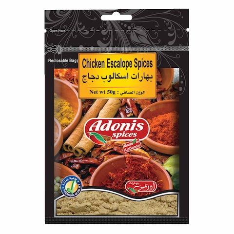 Adonis Chicken Escalope Spices 50GR