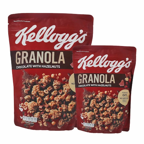 Kellogg&#39;S Granola Chocolate Hazelnut 380GR+120GR Free