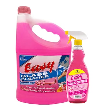Easy Glass Clean Pink 4L+825ML Free