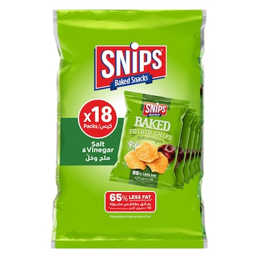 Snips Potato Chips Salt And Vinegar&nbsp;30GRX18