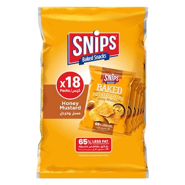Snips Potato Chips Honey Mustard 30GRX18