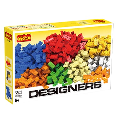 Blocks Colored Designers 720 Pieces