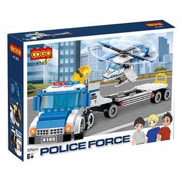 Blocks Plane Police Force 329 Pieces