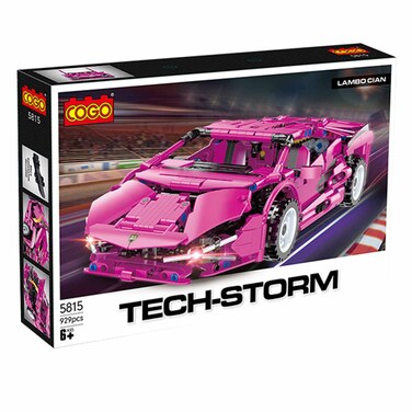 Blocks Pinkcar Tech-Storm 929 Pieces