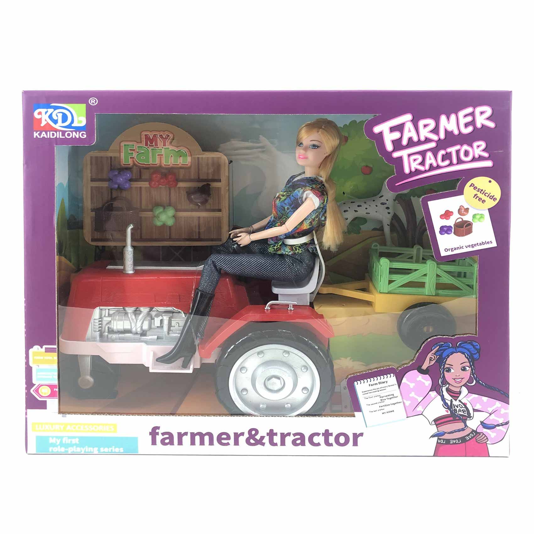 Barbie Farmer Doll Barbie On A Tractor Barbie Farmer Doll And