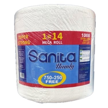 Sanita Handy Roll 750+250 Sheets Free