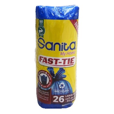 Sanita Fast Tie Bag Large 26X10