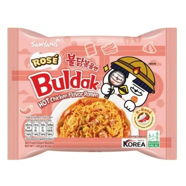 Buldak Korean Noodles Rose 140GR