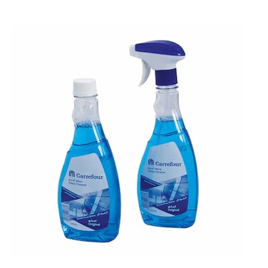 Carrefour Glass Clean 1Spray+1Refill 500ML