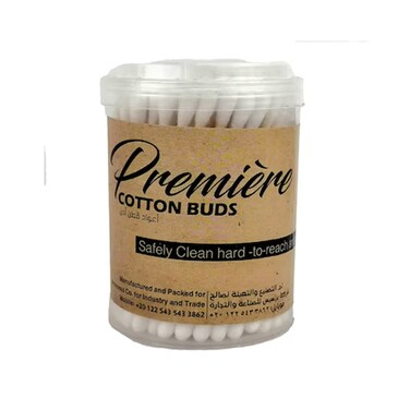 Premiere Cotton Buds Wood 100 Pieces