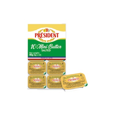 President Salted Butter Mini 10GRX10