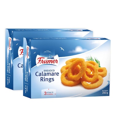 Frumer Breaded Calamari 2X250GR Special Price