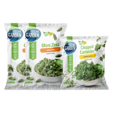 Ocean Garden Okra 400GR X2 + Coriander 250GR