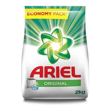 Ariel Powder Detergent Original 2KG 20% Off