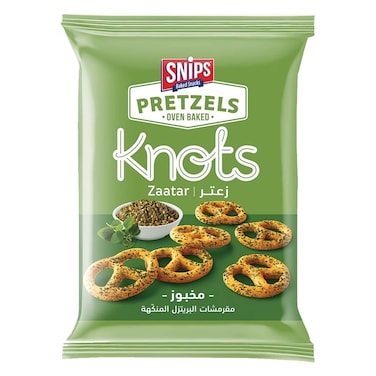 Snips Pretzels Knots Zaatar 30GR