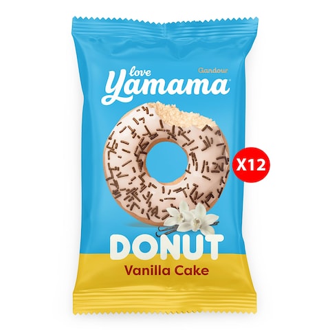 Yamama Donuts Vanilla 37GR X12