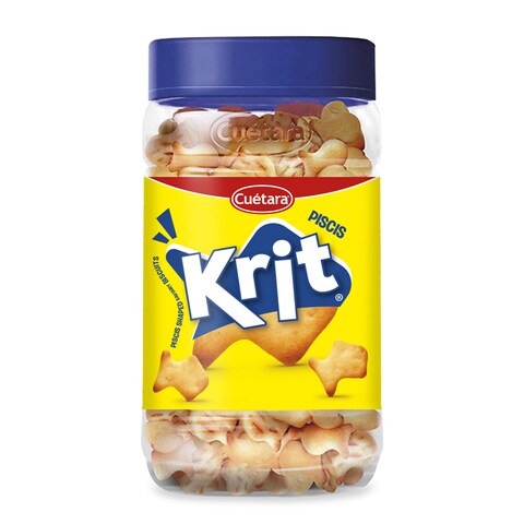 Cuetara Salted Piscis Crackers Jar 350GR