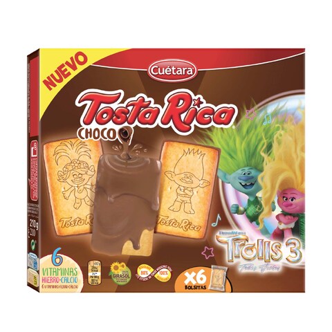 Cuetara Tosta Rica Chocolate Biscuits 210GR