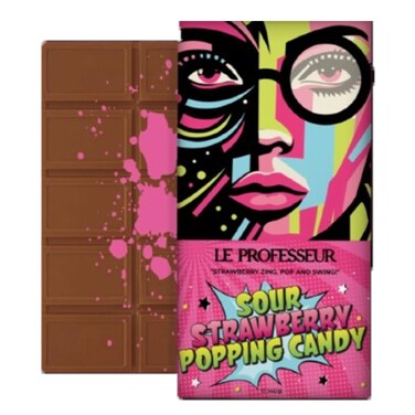 Le Professeur Sour Strawberry Bar 140GR