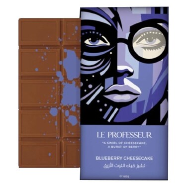 Le Professeur Blueberry Cheesecake Bar 140GR