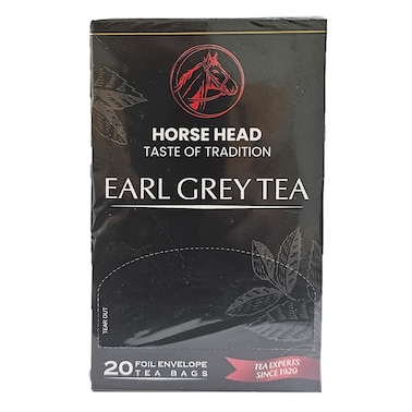 Horse Head Earl Grey Tea 20 foil bags  160GR