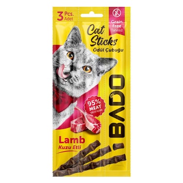 Bado Pet Treat Cat Sticks Lamb 3X5GR