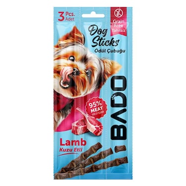 Bado Pet Treat Dog Sticks Lamb 3X5GR