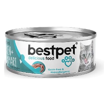 Bestpet Shreded Cat Chicken And Calamari In Broth 70GR