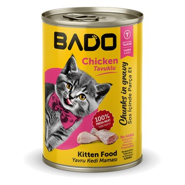 Bado Wet Kitten Cat Food Chickn 400GR
