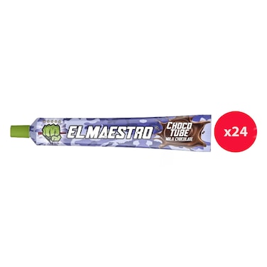 El Maestro Milk Chocolate Tube 30GRx24