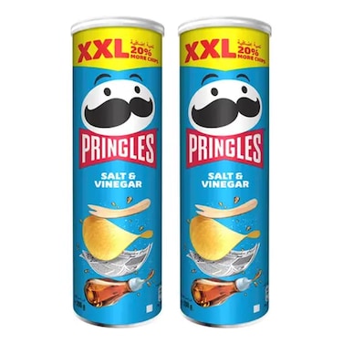 Pringles Salt Vinegar 2X200GR + Shahid Package