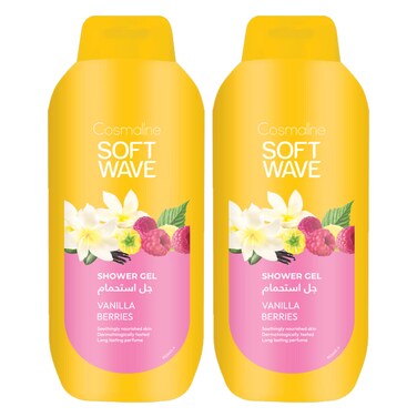Softwave Shower Gel Vanilla Berries 650MLX2 Special Price